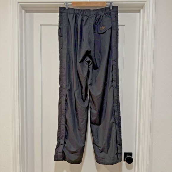 DryJoys by Footjoy Men's Golf Rain Pants Black Waterproof Full Side Zip Snap M - Picture 2 of 13